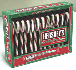Hershey®’s Chocolate Mint flavored Candy Canes